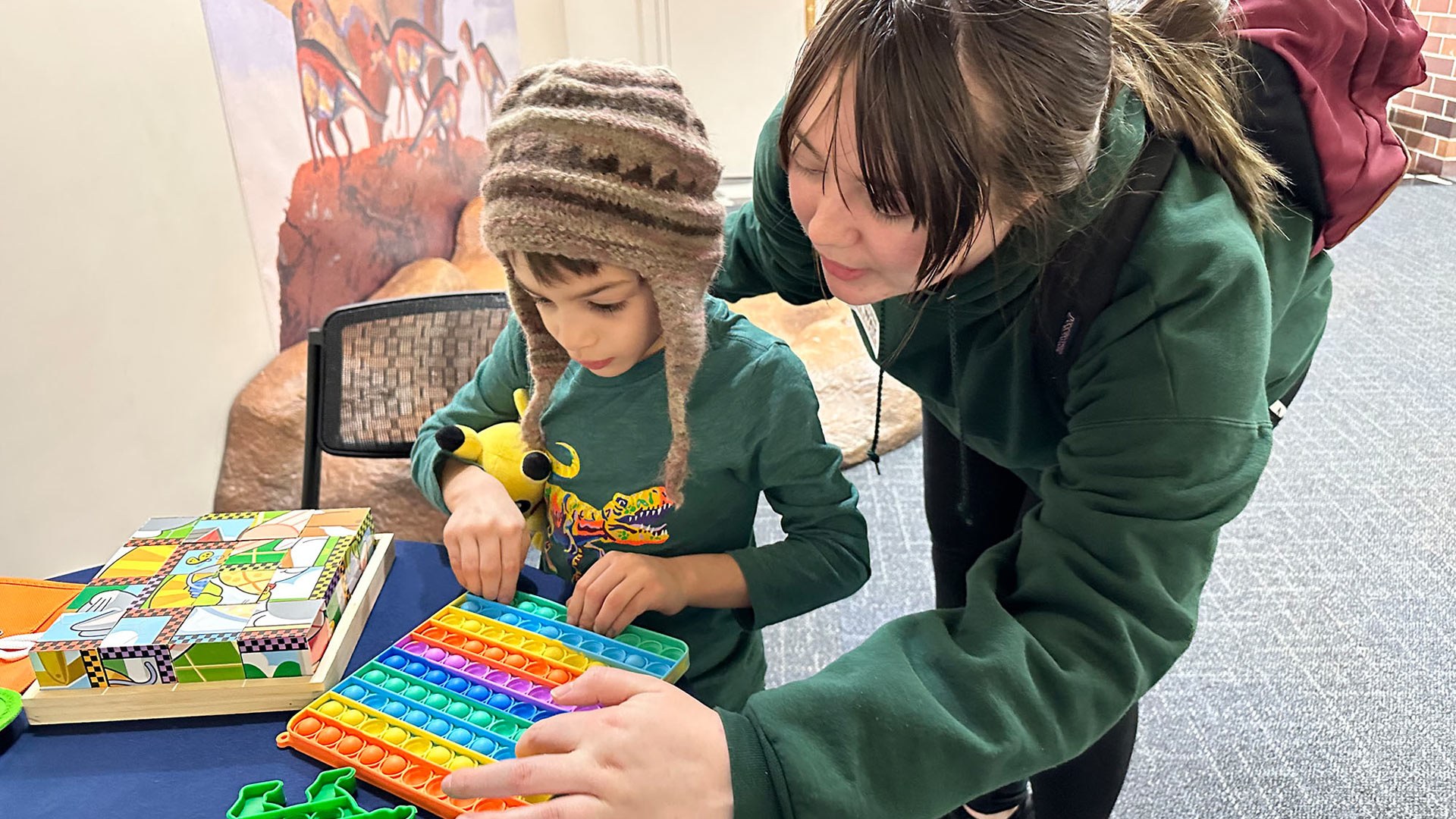 Sensory Experiences at the Children's Museum